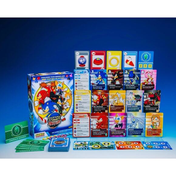 Sonic Speed Battle Card Game; Three Separate Card Games, Each Being 2-4 Play - Picture 2 of 3